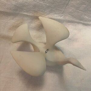 Jonathan Adler white ceramic dove bird ornament